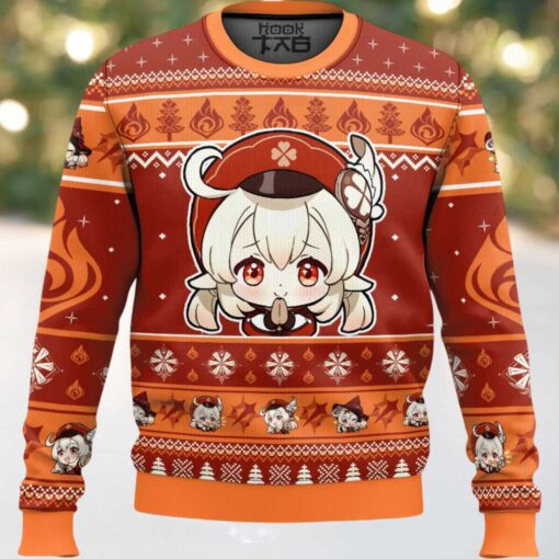 Genshin Impact Klee Ugly Christmas Sweater