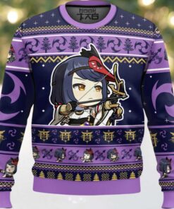 Genshin Impact Kujou Sara Ugly Christmas Sweater