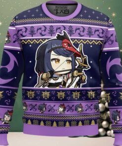 Genshin Impact Kujou Sara Ugly Christmas Sweater
