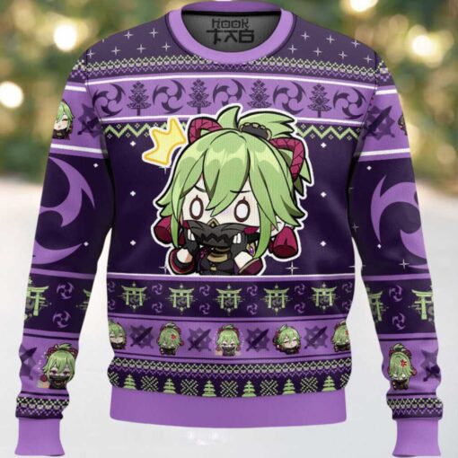 Genshin Impact Kuki Shinobu Ugly Christmas Sweater