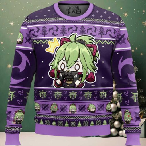 Genshin Impact Kuki Shinobu Ugly Christmas Sweater