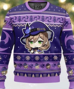 Genshin Impact Lisa Ugly Christmas Sweater