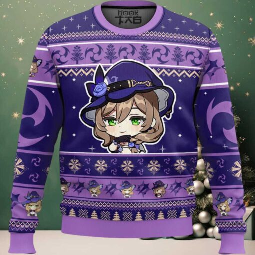 Genshin Impact Lisa Ugly Christmas Sweater