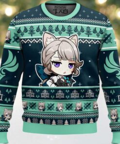 Genshin Impact Lynette Ugly Christmas Sweater