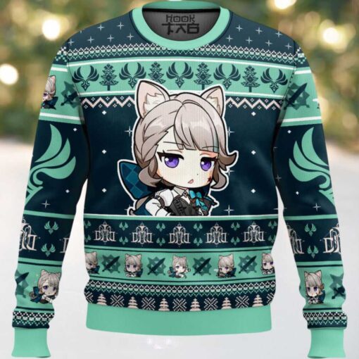 Genshin Impact Lynette Ugly Christmas Sweater