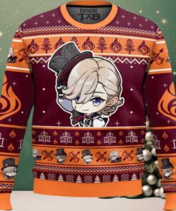 Genshin Impact Lyney Ugly Christmas Sweater