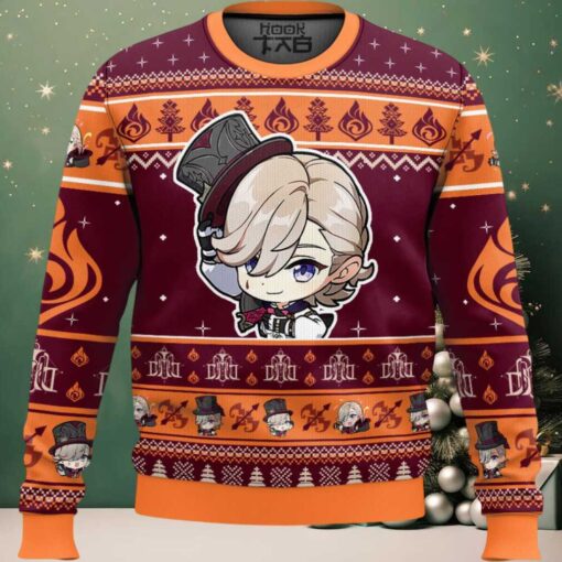Genshin Impact Lyney Ugly Christmas Sweater