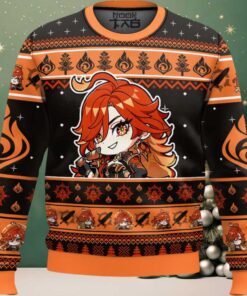 Genshin Impact Mavuika Ugly Christmas Sweater