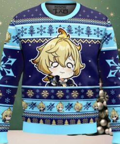 Genshin Impact Mika Ugly Christmas Sweater
