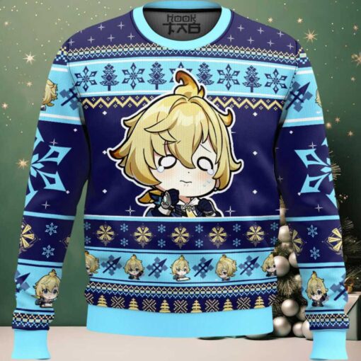Genshin Impact Mika Ugly Christmas Sweater
