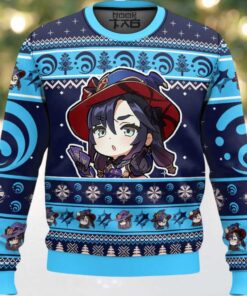 Genshin Impact Mona Ugly Christmas Sweater