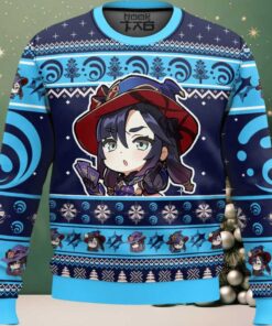 Genshin Impact Mona Ugly Christmas Sweater