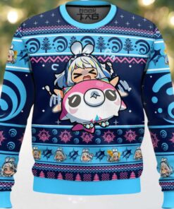 Genshin Impact Mualani Ugly Christmas Sweater