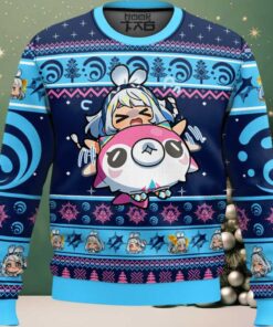 Genshin Impact Mualani Ugly Christmas Sweater