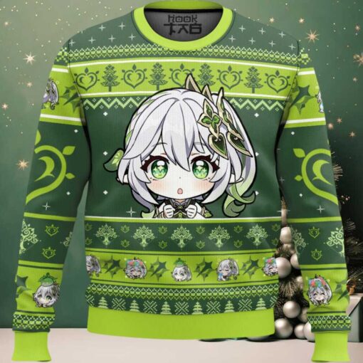 Genshin Impact Nahida Ugly Christmas Sweater