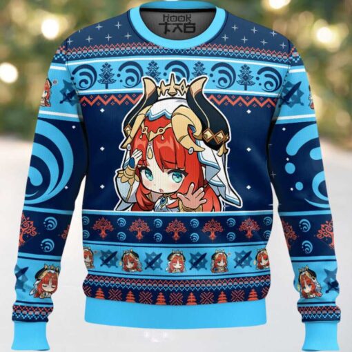 Genshin Impact Nilou Ugly Christmas Sweater