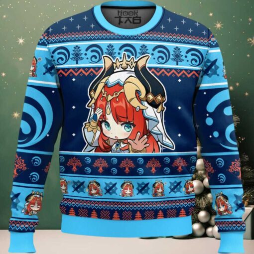 Genshin Impact Nilou Ugly Christmas Sweater