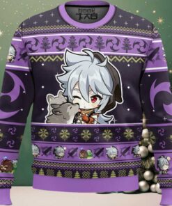 Genshin Impact Razor Ugly Christmas Sweater