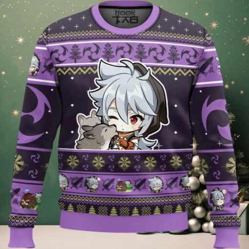 Genshin Impact Razor Ugly Christmas Sweater
