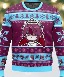 Genshin Impact Rosaria Ugly Christmas Sweater