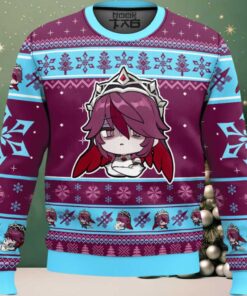 Genshin Impact Rosaria Ugly Christmas Sweater