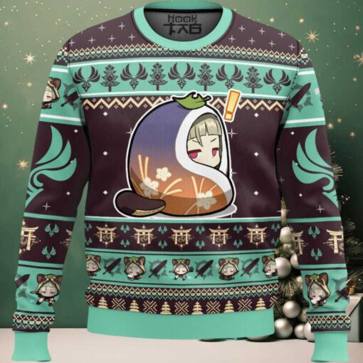 Genshin Impact Sayu Ugly Christmas Sweater