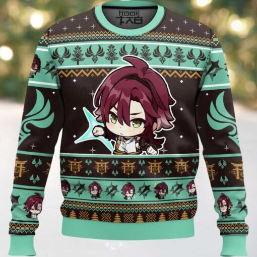 Genshin Impact Shikanoin Heizou Ugly Christmas Sweater