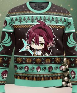 Genshin Impact Shikanoin Heizou Ugly Christmas Sweater