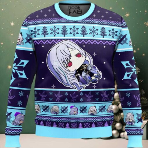 Genshin Impact Skirk Ugly Christmas Sweater
