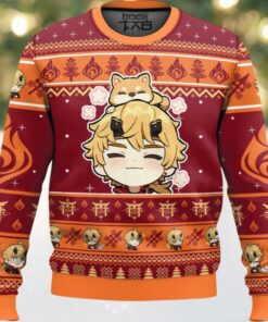 Genshin Impact Thoma Ugly Christmas Sweater