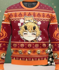 Genshin Impact Thoma Ugly Christmas Sweater