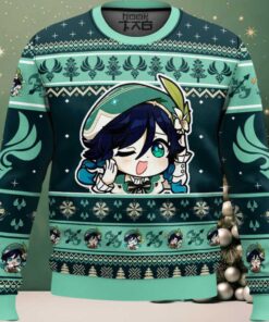 Genshin Impact Venti Ugly Christmas Sweater