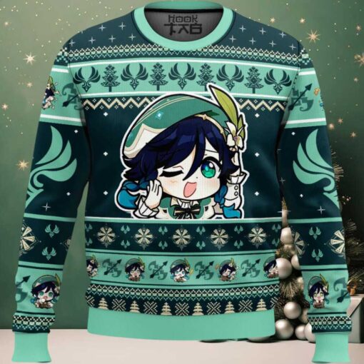 Genshin Impact Venti Ugly Christmas Sweater