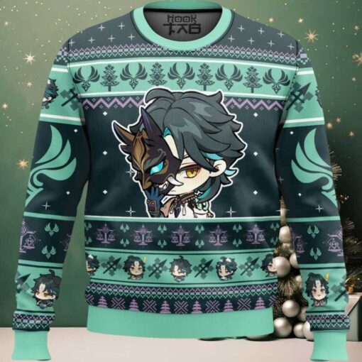Genshin Impact Xiao Ugly Christmas Sweater