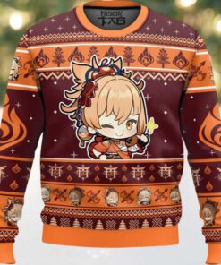 Genshin Impact Yoimiya Ugly Christmas Sweater