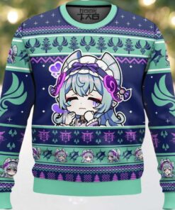 Genshin Impact Yumemizuki Mizuki Ugly Christmas Sweater