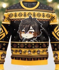 Genshin Impact Zhongli Ugly Christmas Sweater