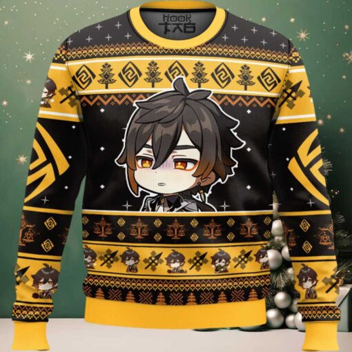 Genshin Impact Zhongli Ugly Christmas Sweater