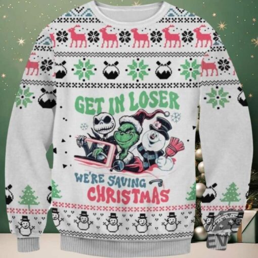 Get In Loser Christmas Ugly Sweater