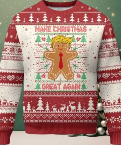 Gingerbread Trump Make Christmas Great Again Ugly Christmas Sweater Gingerbread Trump Make Christmas Great Again Ugly Christmas Sweater