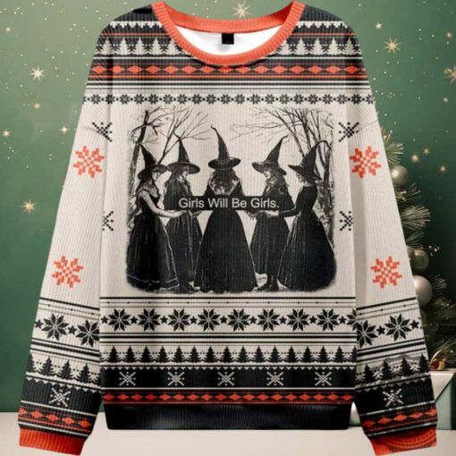 Girls Will Be Girls Ugly Christmas Sweater