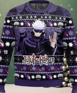 Gojo Satoru Jujutsu Kaisen Ugly Sweater