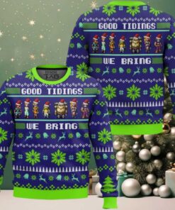Good Tidings We Bring Chrono Trigger Ugly Christmas Sweater Good Tidings We Bring Chrono Trigger Ugly Christmas Sweater