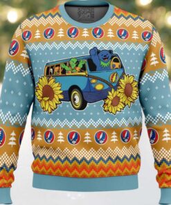 Grateful Dead Bus Grateful Dead Ugly Christmas Sweater