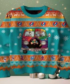 Grateful Dead Dancing Through A Grateful Christmas Sweater