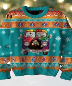 Grateful Dead Dancing Through A Grateful Christmas Sweater