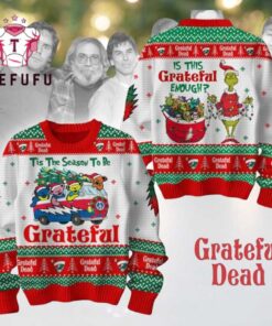 Grateful Dead Is This Grateful Enough The Grinch Christmas Ugly Sweater