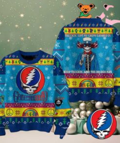 Grateful Dead Keep On Truckin Christmas Ugly Sweater