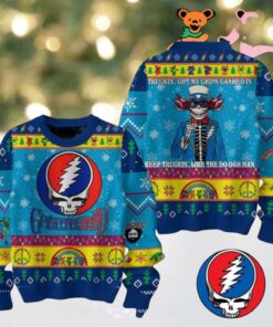 Grateful Dead Keep On Truckin Christmas Ugly Sweater