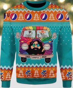 Grateful Dead Music 2025 Ugly Christmas Sweater